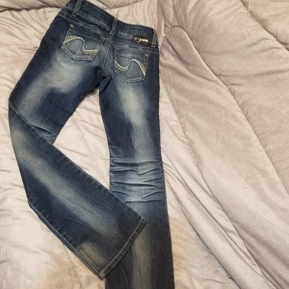 Grane Dark Distressed Denim Jeans - Picture 3 of 8